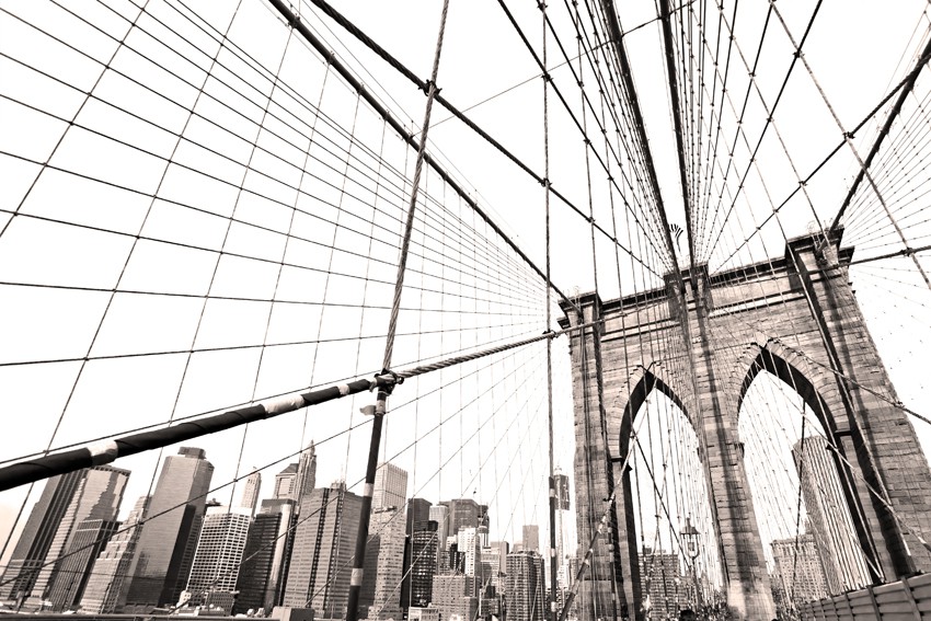 Fototapeta 'MANHATTAN BRIDGE, NEW YORK CITY'